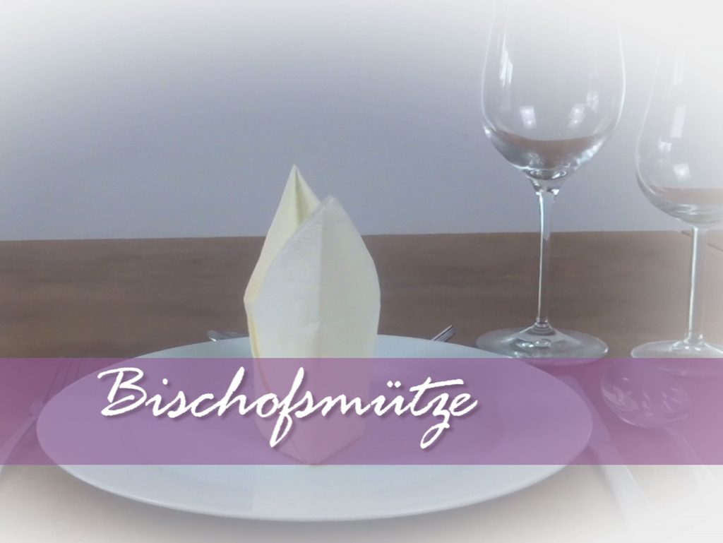 Bischofsmütze falten